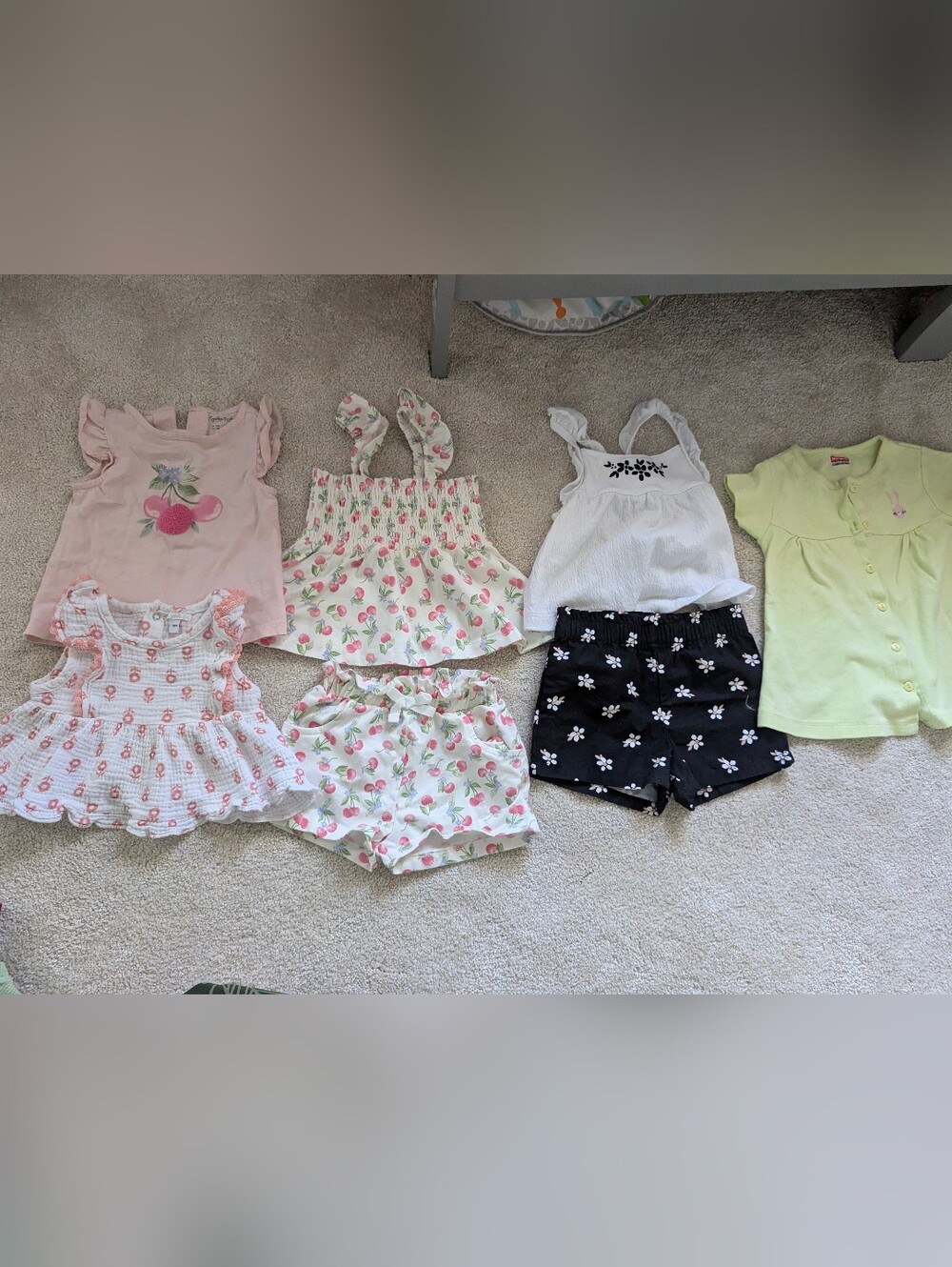 Bundle Of 5 Set Of Baby summer Girl Sets : Mixed Brands - 12 M To 18 M - Picture 1 of 12